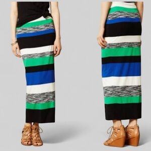Bailey 44 Multicolor Striped Pencil Skirt